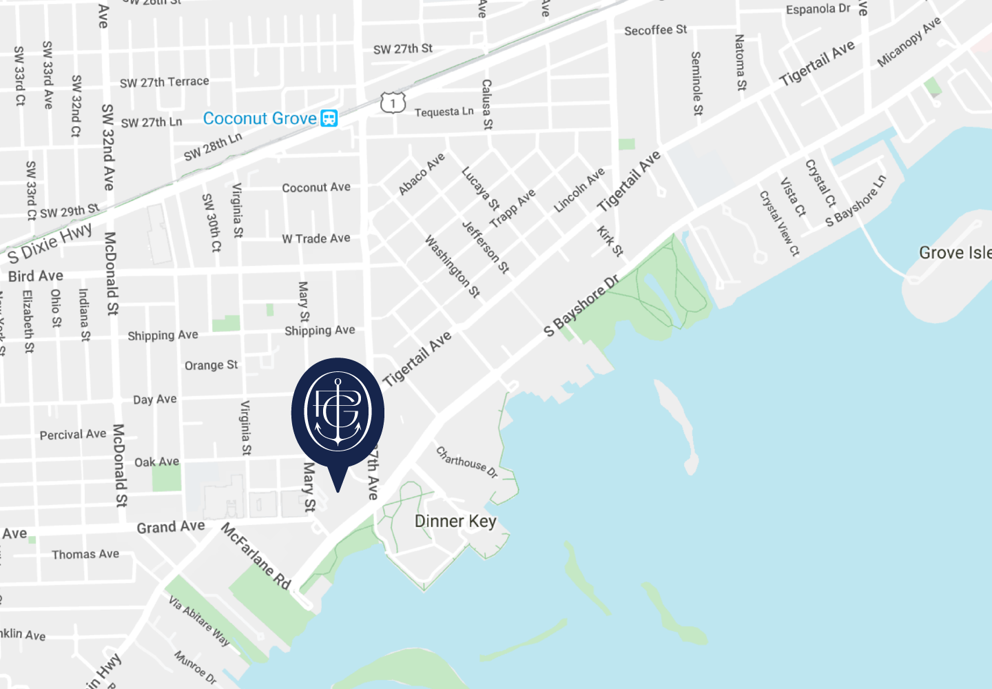 One Park Grove Sales Gallery Location